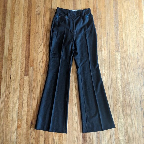 Paul Smith wool high-waisted flared black pants - Picture 1 of 10